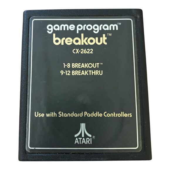 Breakout Text Label - Atari 2600 - Cartridge Only - Tested & Works - Picture 1 of 7